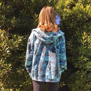 Cat Print Hoodie